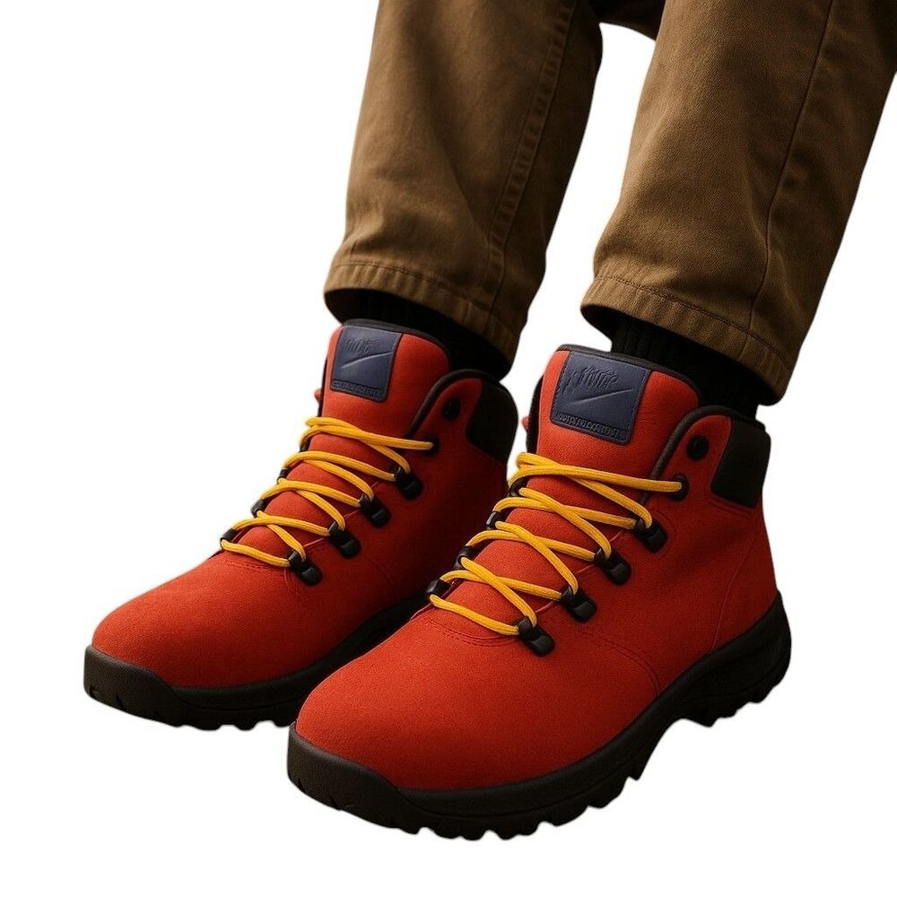 Nike Cygnal University Red/Black/University Gold/Navy Men's FV4332-600‎ SIze 11